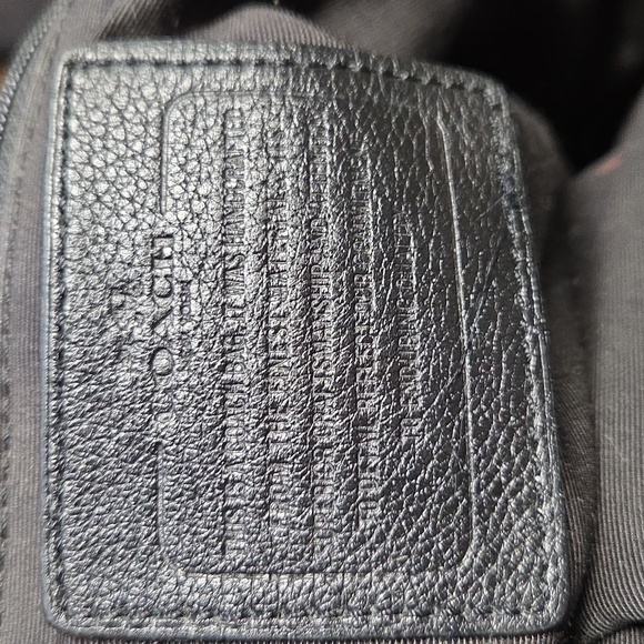 Coach Kelsey Black Pebbled Leather Satchel Vintage - Picture 10 of 11